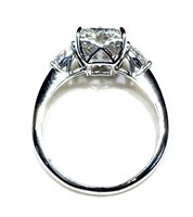 Ring X-Diamond Woman Luxury Top in White Gold Diamante 3.05 Ct XXDAPU125O4OTBI339 - XXDAPU125O4OTBI339